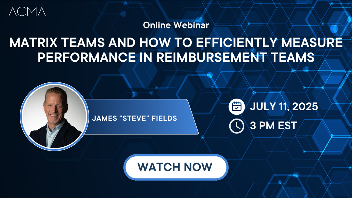 Matrix Teams and How to Efficiently Measure Performance in Reimbursement Teams